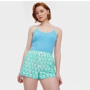 Roller Rabbit X Target Women’s stamped Floral poplin Boxers Teal
